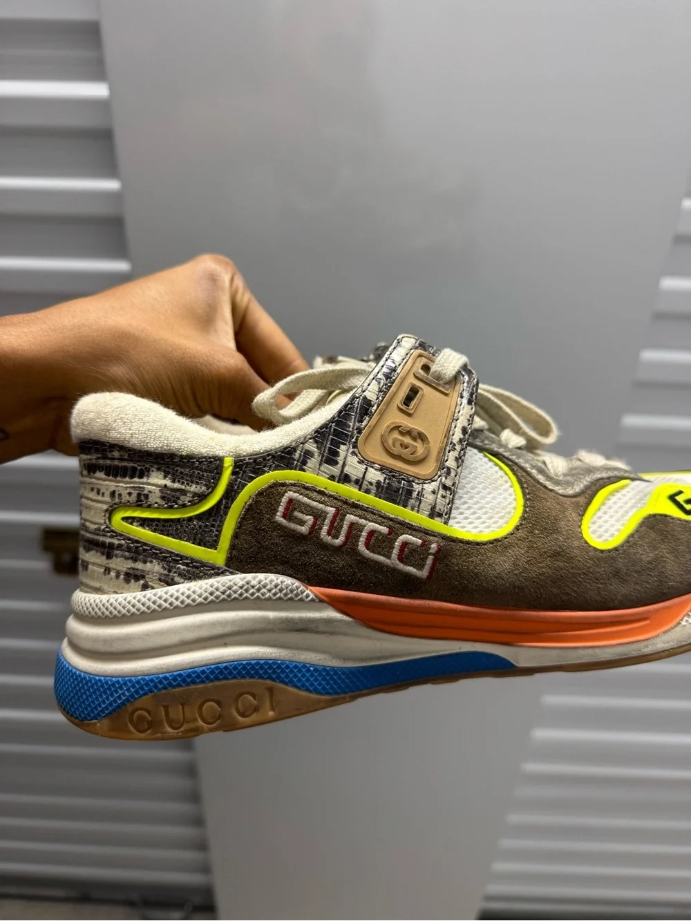 Gucci Men's Multicolor Tejus Printed size Gucci 8.5